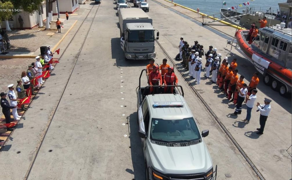 Marina pone en marcha "Operativo Salvavidas Semana Santa 2026" en playas del Istmo de Oaxaca; despliegan 75 elementos.
Foto: Especial.