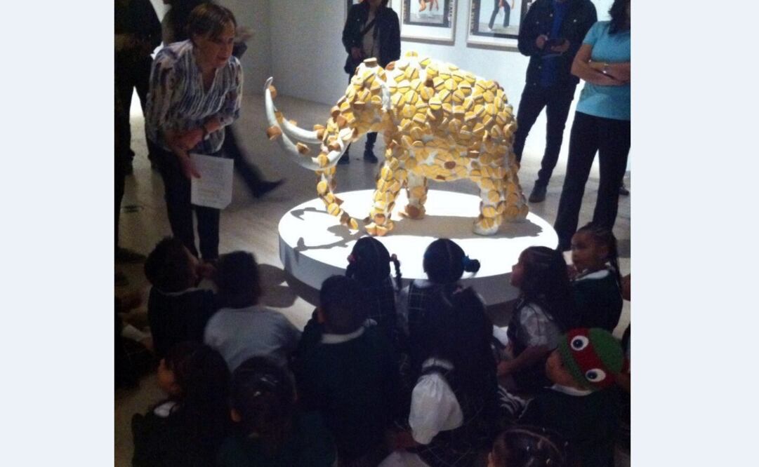 Hijos de internas visitan museo Jumex y Acuario Inbursa