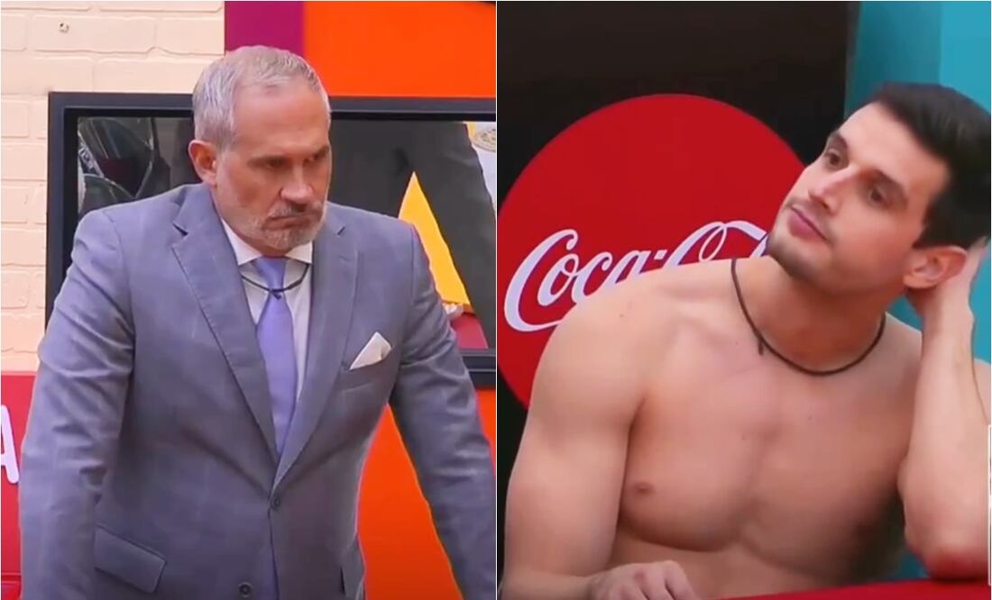 Arath de la Torre y Adrián Marcelo sostuvieron una conversación muy tensa este domingo de eliminación.
Fotos: Instagram