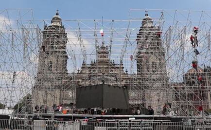 Difunden video del momento en que cae "La Esperanza" durante sismo