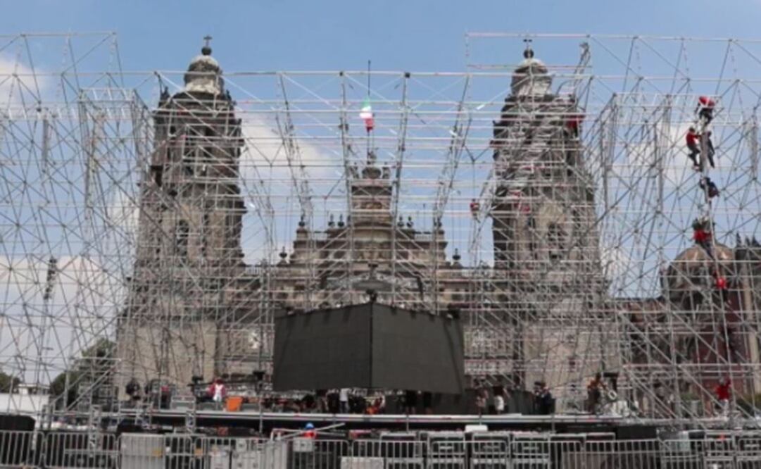 Difunden video del momento en que cae "La Esperanza" durante sismo