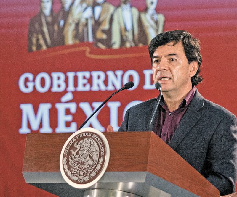 El vocero Jesús Ramírez y el presidente López Obrador dieron a conocer al supuesto BOA el pasado 9 de junio. Foto: ARCHIVO EL UNIVERSAL