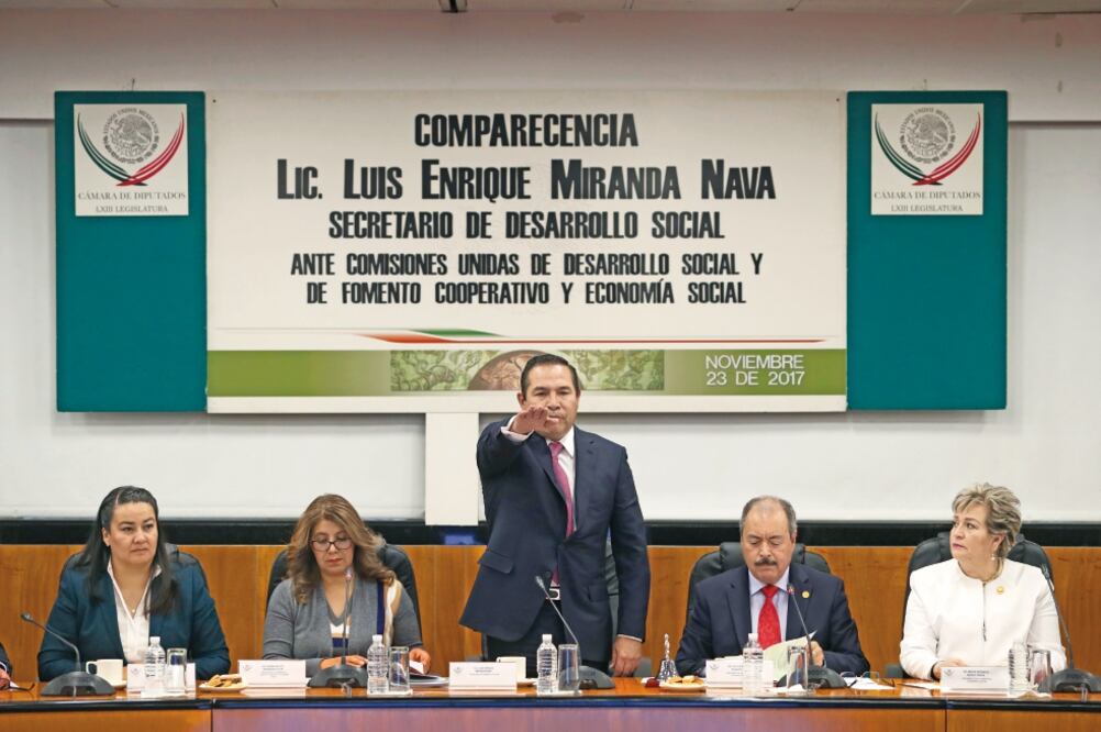 Luis Enrique Miranda, secretario de Desarrollo Social, indica que una polít ica de Estado es transparente y se traduce en mayor justicia. (ESPECIAL)