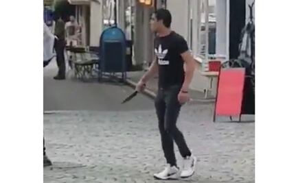 Ataque con cuchillo en plaza deja tres heridos en Alemania