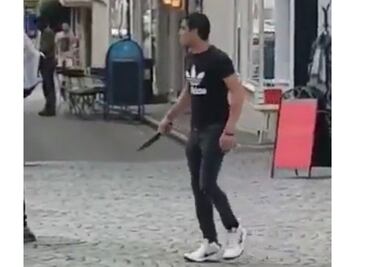 Ataque con cuchillo en plaza deja tres heridos en Alemania