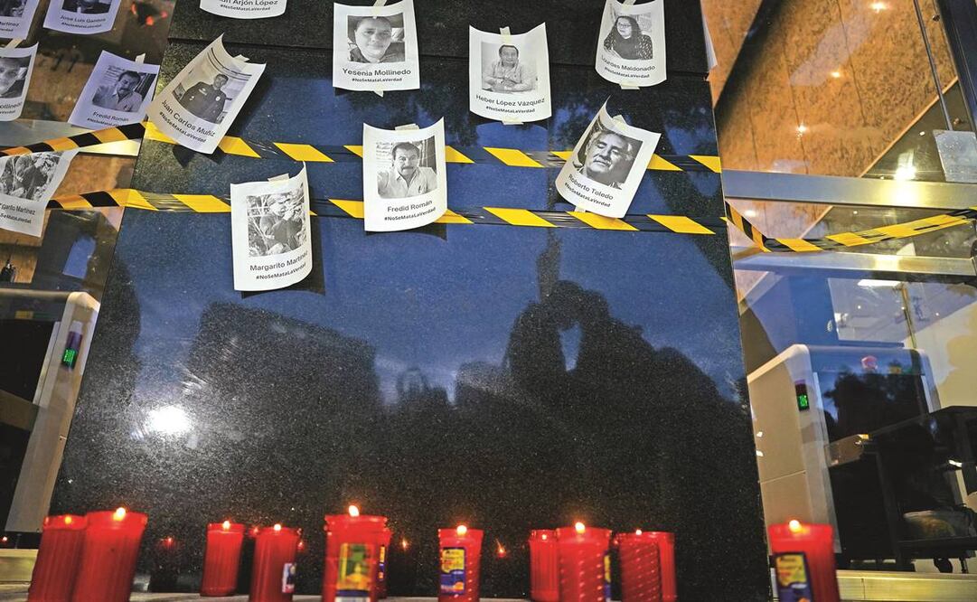 Cifras de organismos indican que entre 13 y 15 periodistas mexicanos fueron asesinados el año pasado, de acuerdo con el CPJ.