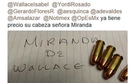 Previo a marcha, lanzan amenaza contra Isabel Miranda