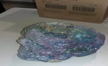 Interceptan aparente droga oculta en artesanía 