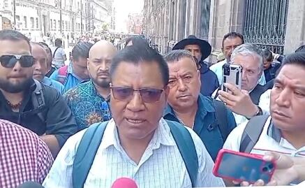 Dirigentes de la CNTE llegan a Palacio Nacional para reunión con Sheinbaum; abordarán ley ISSSTE