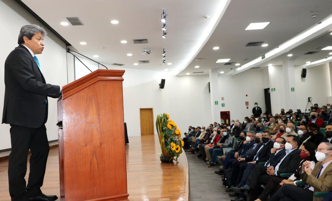 Alberto Sánchez Hernández al tomar posesión de la dirección general del Centro de Investigación y de Estudios Avanzados (Cinvestav). Fotos: Cinvestav