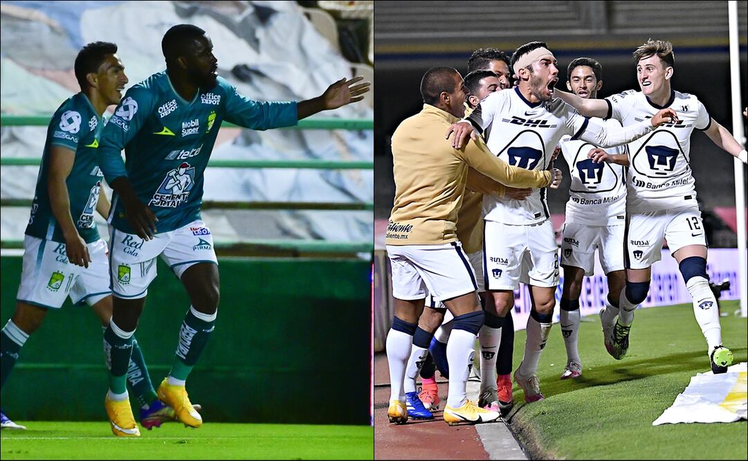 León (Grupo Pachuca) vs Pumas (UNAM). Duelo de titanes