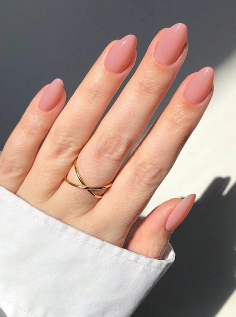 Uñas melocotón. Foto: Shein