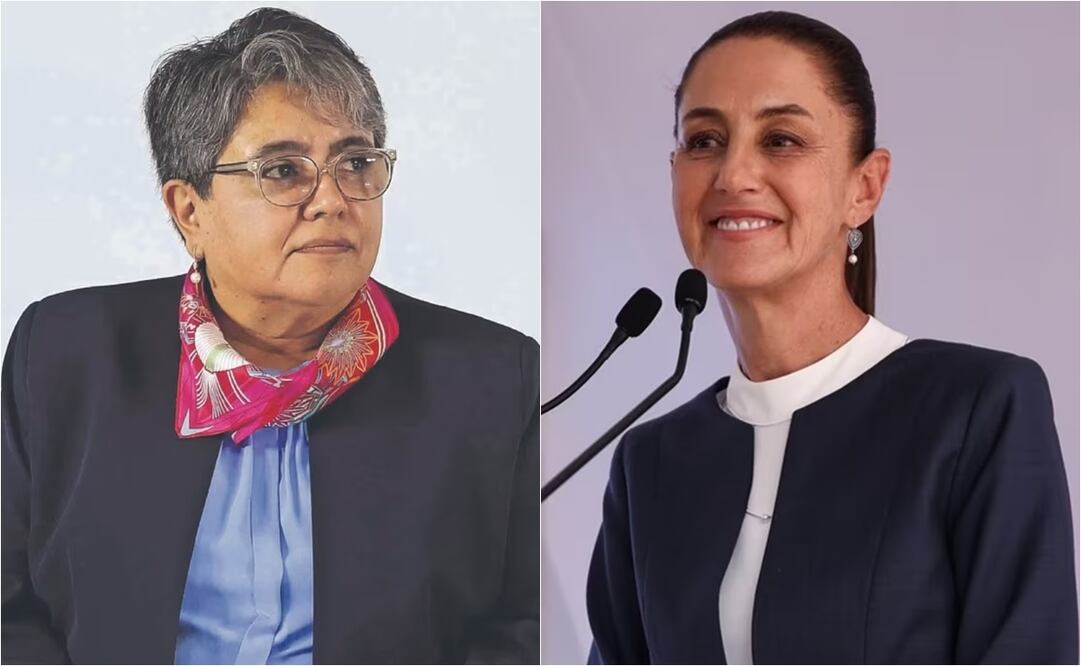 Claudia Sheinbaum informó que sostuvo una reunión con Raquel Buenrostro. Foto: EL UNIVERSAL