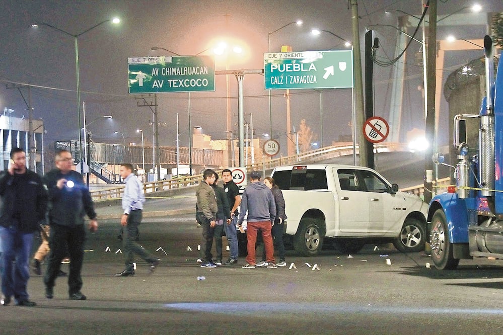 Balacera en en la Avenida Guelatao en la colonia Ejército de Oriente, alcaldía Iztapalapa (FOTO: CUARTOSCURO)