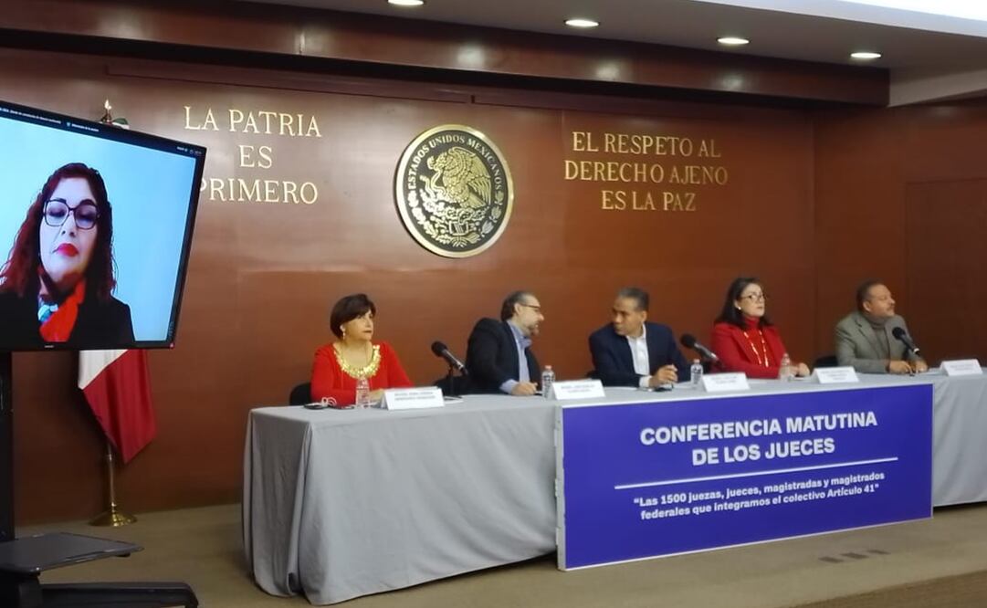 Conferencia de magistrados. Foto: Especial