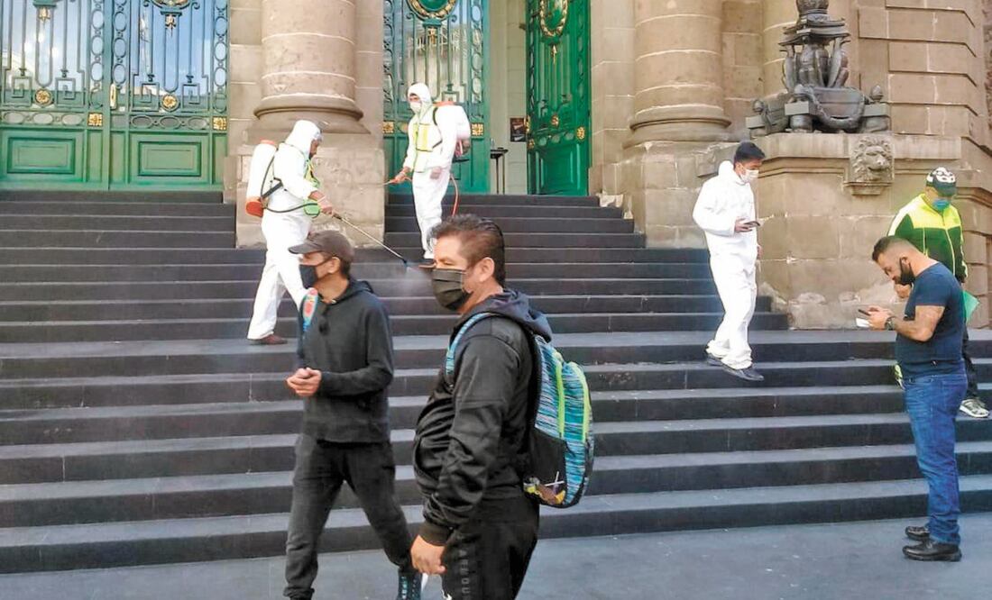 Al limpiar el recinto de Donceles, se garantiza la salud de los legisladores, señaló la presidenta de la Mesa Directiva. Foto: ESPECIAL