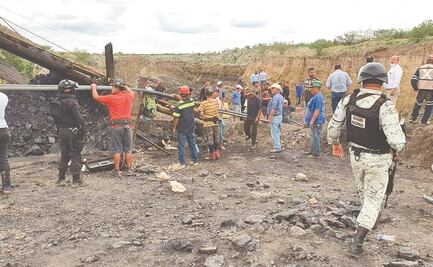 Derrumbe en mina de zinc deja 2 muertos y 1 herido en Coahuila