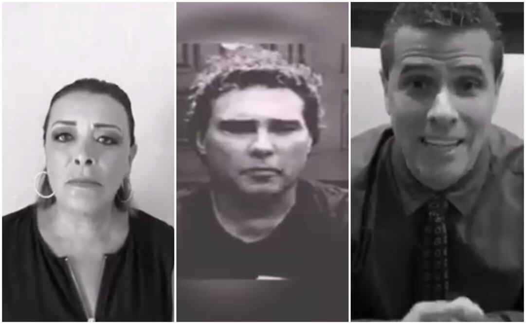 Silvia Pasquel, Eduardo Yáñez y Marco Antonio Regil. FOTO: escenas tomadas del video