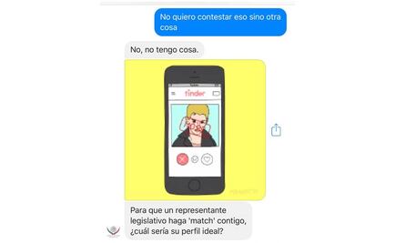 Falla asistente virtual de diputados al responder algunas preguntas