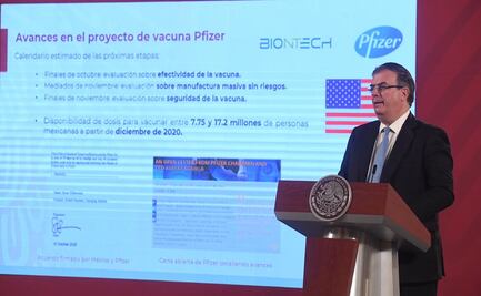 Avanzan sin problema proyectos en los que México participa para obtener vacuna contra Covid: Ebrard