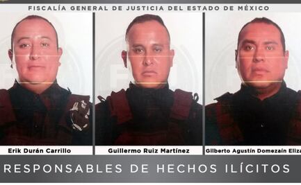 Dictan 56 años de cárcel a 3 policías por secuestro exprés en Tlalnepantla