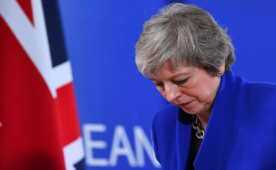 Britain's Prime Minister Theresa May leaves after a news conference - Photo: Dylan Martinez/REUTERS