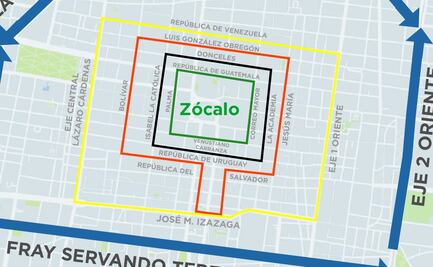 Despliegan operativo alrededor del Zócalo para resguardar celebración del Grito de Independencia