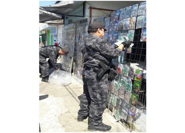 Aseguran más de 3 mil DVDs falsos en Yucatán