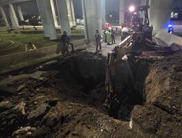 Grieta en Puente de la Concordia ya se encuentra “completamente cubierta”, asegura Secretaría de Gestión Integral del Agua