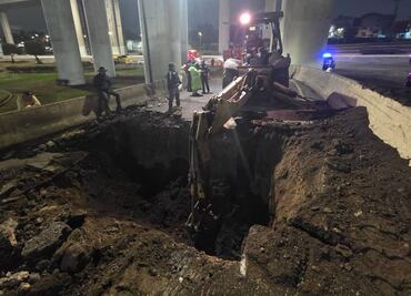 Grieta en Puente de la Concordia ya se encuentra “completamente cubierta”, asegura Secretaría de Gestión Integral del Agua