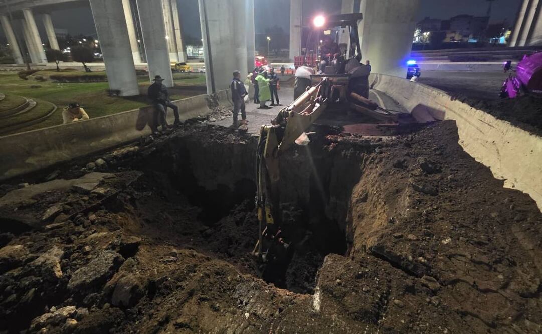 Grieta en Puente de la Concordia ya se encuentra “completamente cubierta”, asegura Secretaría de Gestión Integral del Agua.
Foto: Especial.