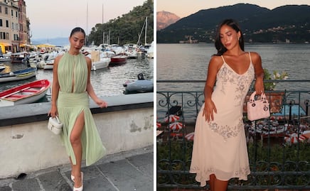 Los vestidos más bonitos de María Chacón en su viaje a Italia