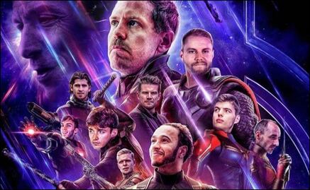 Fórmula 1 se suma a la locura de Avengers: Endgame 
