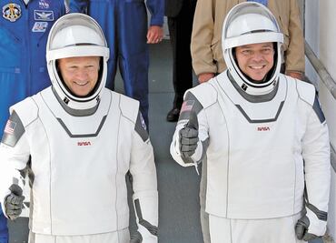 José Fernández, the Mexican costume designer behind the new spacesuits worn by NASA astronauts