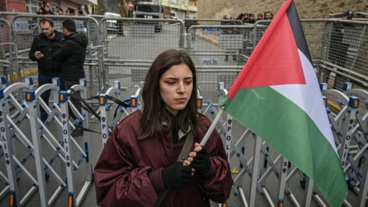 El plan de Trump no fue bien recibido por los palestinos. Foto: AFP 