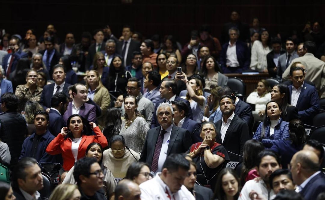 Diputados aprueban en lo particular el dictamen que refiere a pasar la elección judicial al 2028. Foto: Diego Simón / EL UNIVERSAL