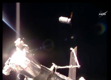 Llega nave de suministro a la Estación Espacial Internacional