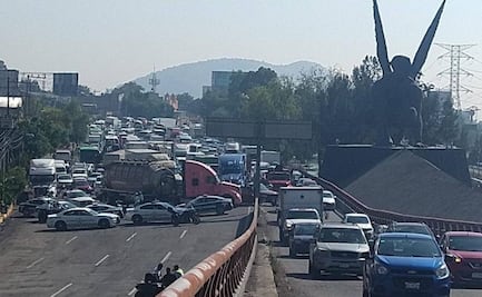 Chatarreros paralizan la circulación sobre principales entradas a la Ciudad de México