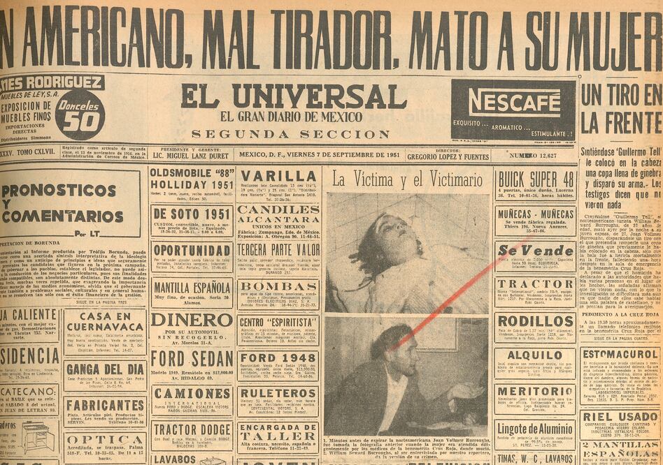 El escritor que mató a su esposa en la Roma