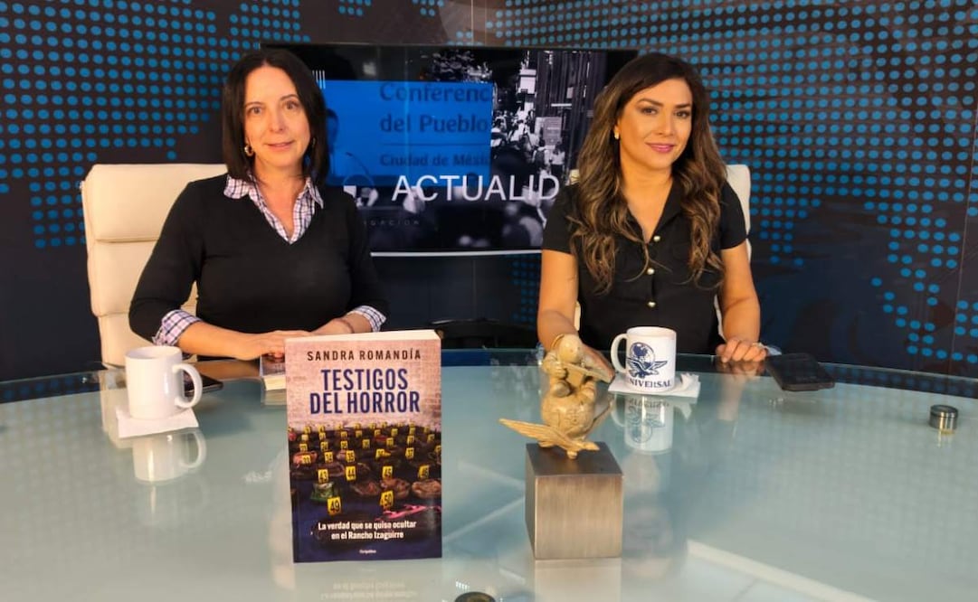 Sandra Romandía narra investigación sobre el hallazgo del Rancho Izaguirre en Testigos del horror (18/03/2026). Foto: Julio Suárez / EL UNIVERSAL