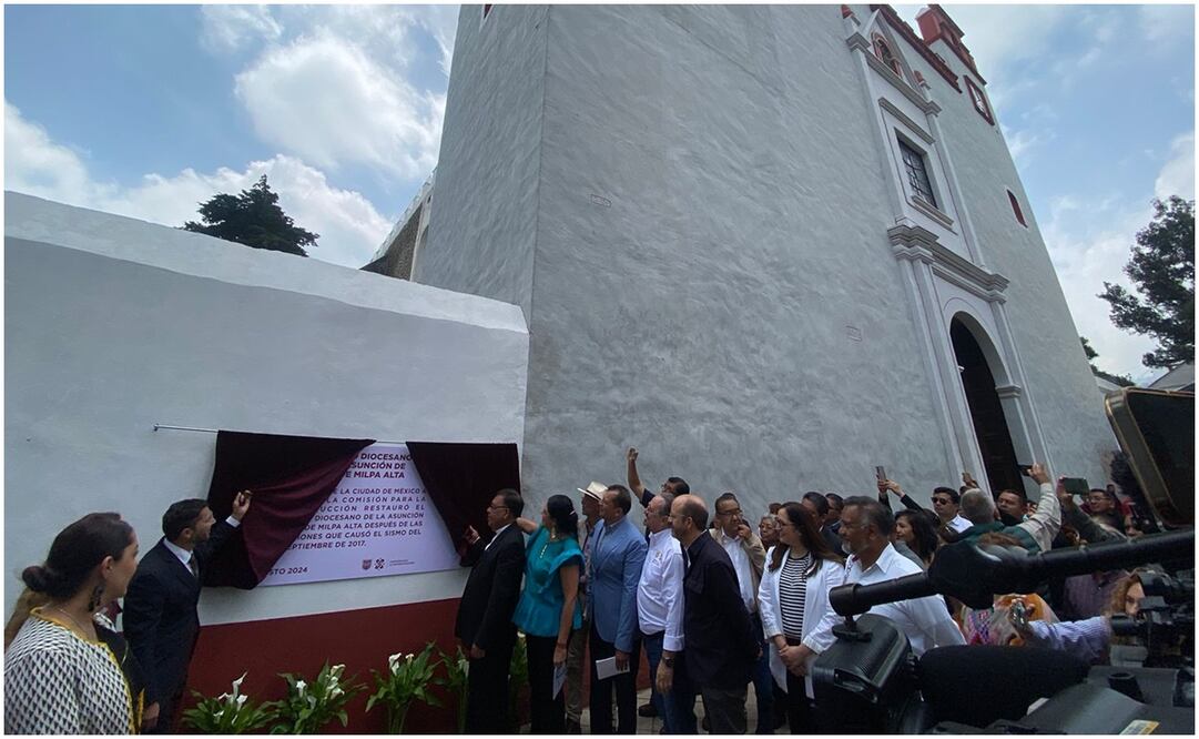 Templos afectados por sismo. Foto: Especial