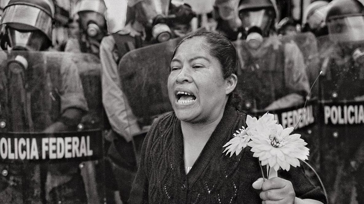 "Mi casa no es un burdel", Oaxaca de Juárez, México, 2006. Foto: Antonio Turok