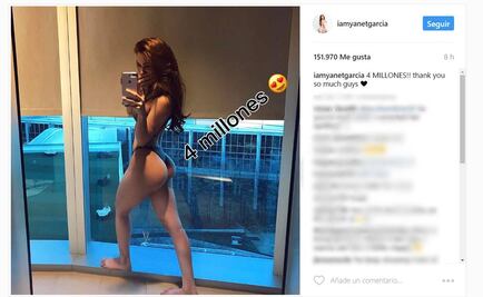 Yanet García festeja con sensual pose en Instagram
