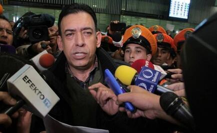 Humberto Moreira arrives in Mexico City