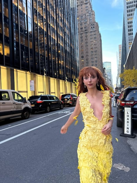 El look de Natalia Téllez también destacó por llevar moda mexicana. Foto: Instagram @natalia_tellez