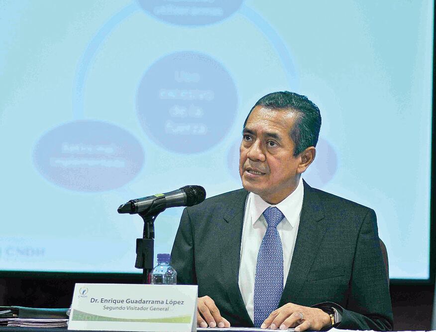 Enrique Guadarrama, segundo visitador general de la CNDH. (ESPECIAL)