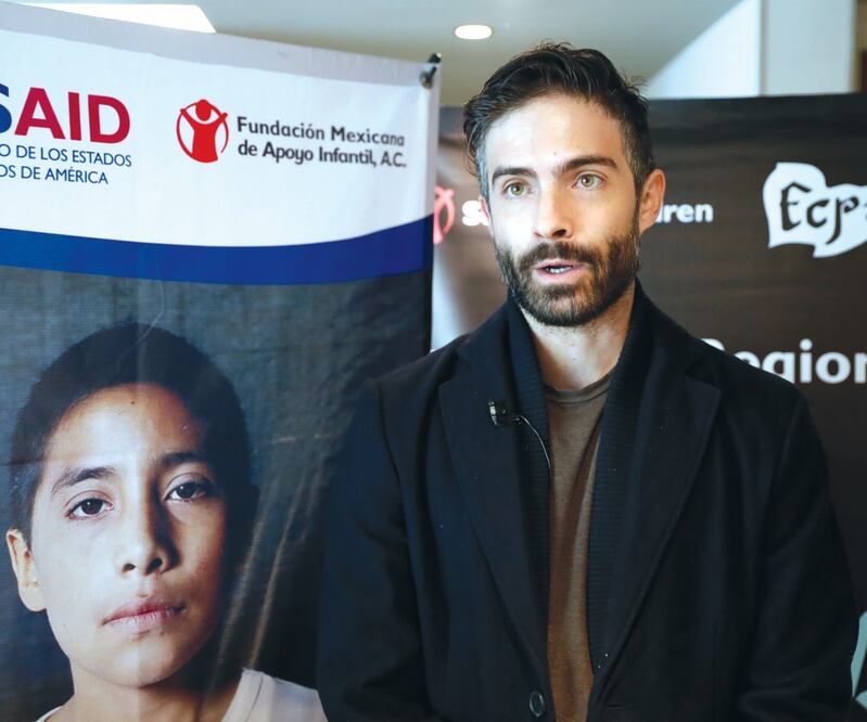 El histrión es embajador de Save the Children. Foto: ARCHIVO EL UNIVERSAL