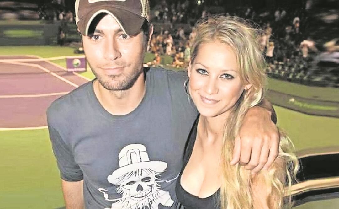 Enrique Iglesias y Anna Kournikova. Foto: Archivo