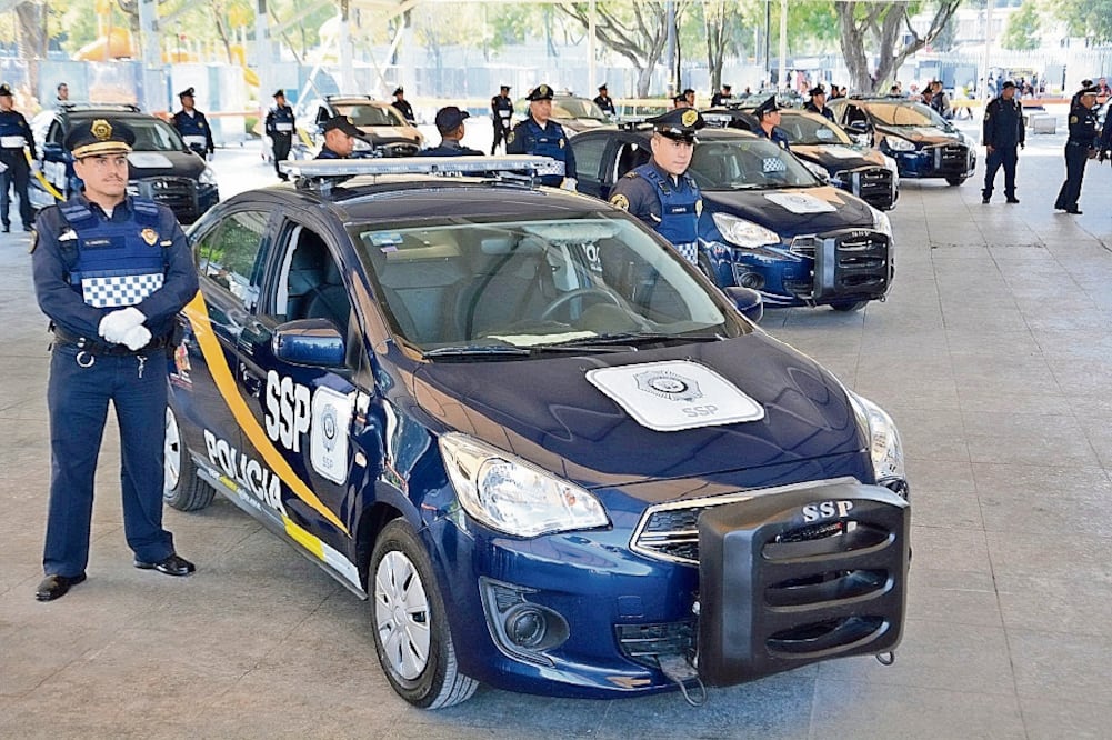 El secretario de Seguridad, Jesús Orta, y la jefa de Gobierno, Claudia Sheinbaum, aseguraron que el recorte no afectará la operación policial. Foto: ARCHIVO EL UNIVERSAL