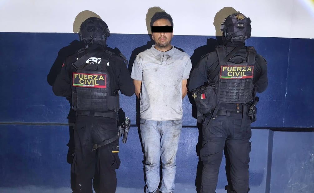 La corporación informó que el conductor fue detenido y puesto a disposición del Ministerio Público Federal, que determinará su situación jurídica. Foto: Fuerza Civil